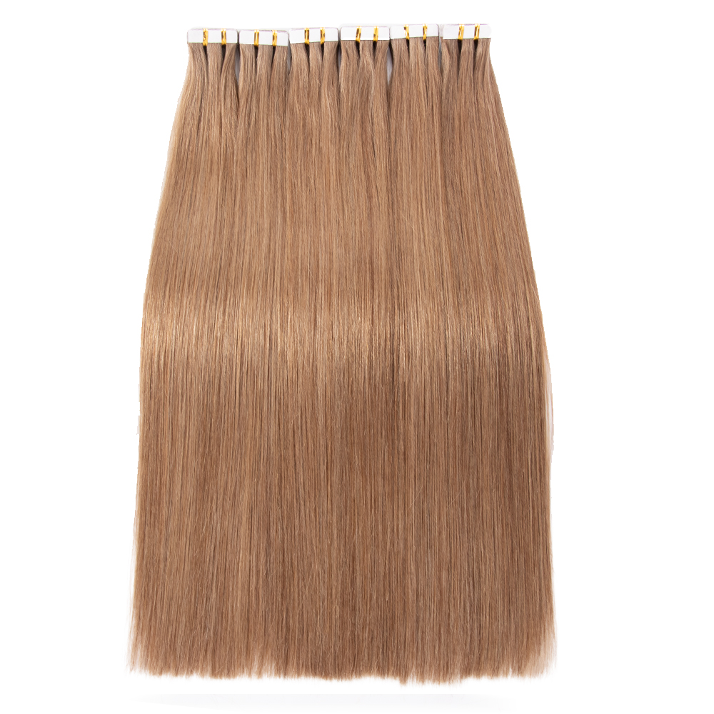 Tape-in hair bond close-up